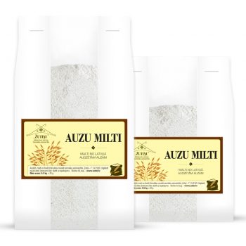 Auzu milti 1 kg un 0,5 kg iepakojumā