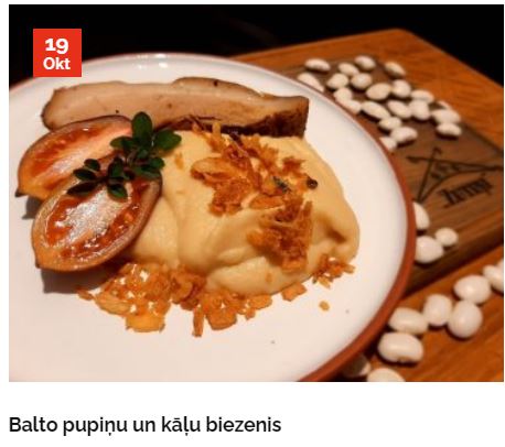 Balto pupiņu kāļu biezenis zutiņi Balto pupiņu kāļu biezenis Zutiņi