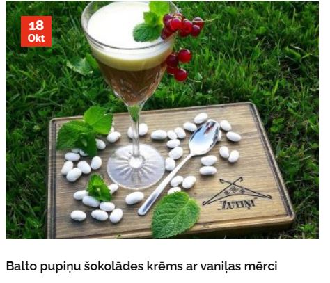 Balto pupiņu šokolādes krēms - Zutiņi balto pupiņu šokolādes krēms
