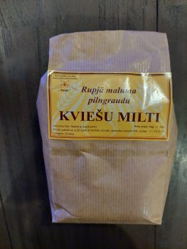 Pilngraudu kviešu milti zutiņi